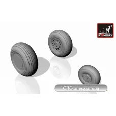 Колеса для A-20G Boston, пізній тип (AR-AW48308) Масштаб: 1:48