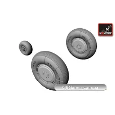 Колеса для Як-1 (AR-AW48003) Масштаб:  1:48
