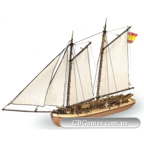 Деревянные корабли и парусники AL22150 Принц Астурийский шлюпка (Principe de Asturias) 1:50
