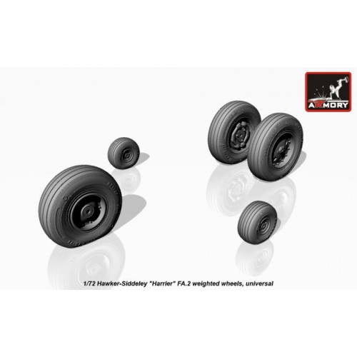 Набори деталіровки Колеса для самолета Hawker-Siddeley "Harrier" FA.2 1:72