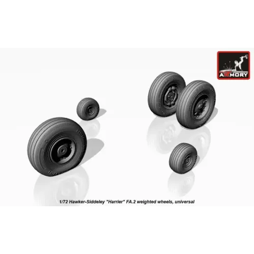 Набори деталіровки Колеса для самолета Hawker-Siddeley "Harrier" FA.2 1:72