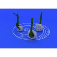 Смоляний набір: Колеса для МіГ-21Ф (Trumpeter) 1:48