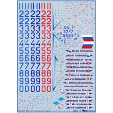 Декаль для самолета МиГ-31 "Foxhound" 1:48