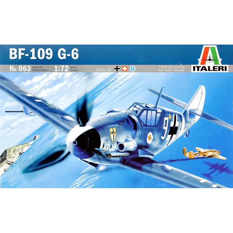 Сборная модель самолета Истребитель Messerschmitt Bf.109 G-6 1:72 1:72