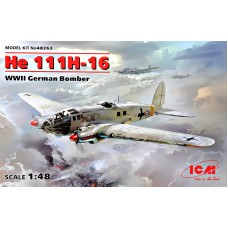 Немецкий бомбардировщик He 111H-16, 2 МВ 1:48