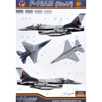 Декаль для самолета F-16AM/BM (RoAF) 1:48