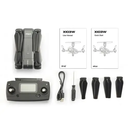 Квадрокоптери Квадрокоптер MJX X103W с GPS и FPV 1080P Full-HD камерой