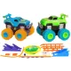 Игрушечные машинки Машинки на бат. Trix Trux набор 2 машинки с трассой (синий+зеленый)