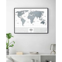 Скретч Карта Мира Travel Map® Flags World