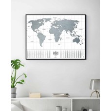 Скретч Карта Мира Travel Map® Flags World