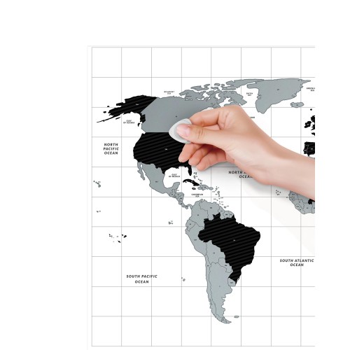 Cкретч карти та постери Скретч Карта Мира Travel Map® Flags World