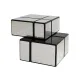 Головоломка Smart Cube Mirror Silver 2x2x2 | Дзеркальний Кубик 2х2