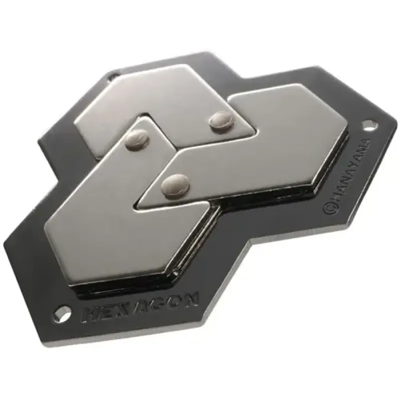 Головоломка 4* Шестикутник (Huzzle Hexagon) | Головоломка з металу