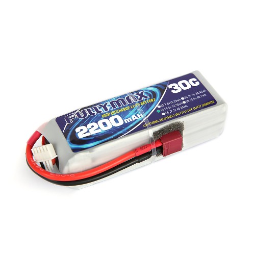 Акумулятори 14,8 V LiPo Аккумулятор Fullymax 14.8V 2200mAh Li-Po 4S 30C T-plug