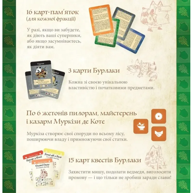 Настольная игра Корни (Root) UA