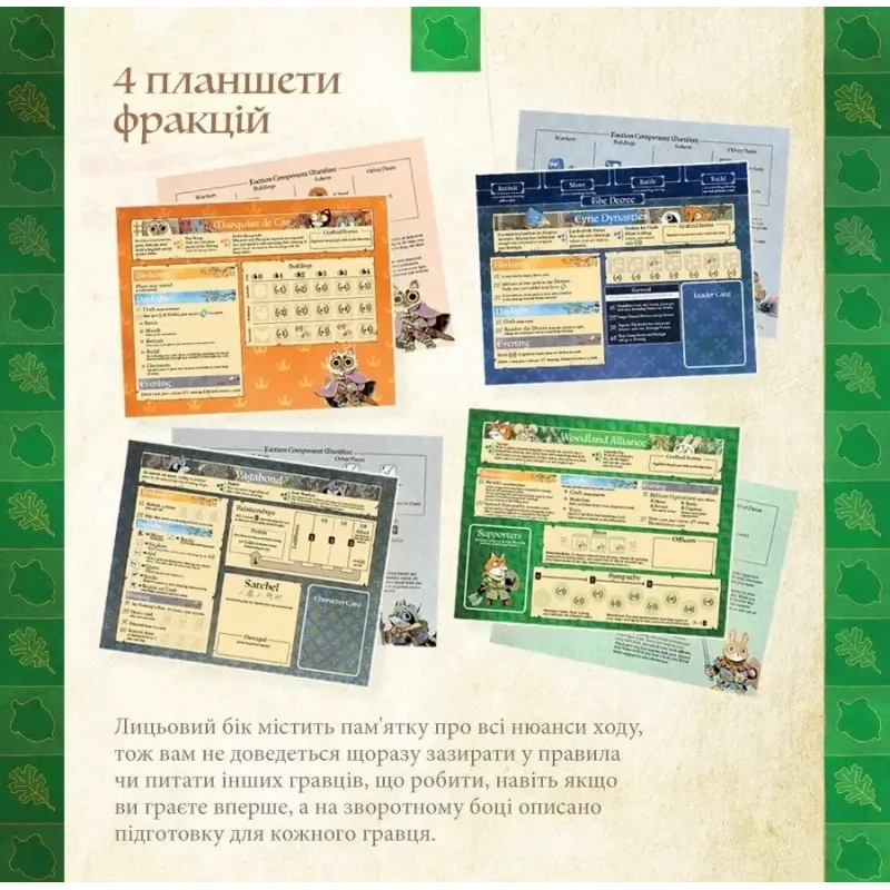 Настольная игра Корни (Root) UA