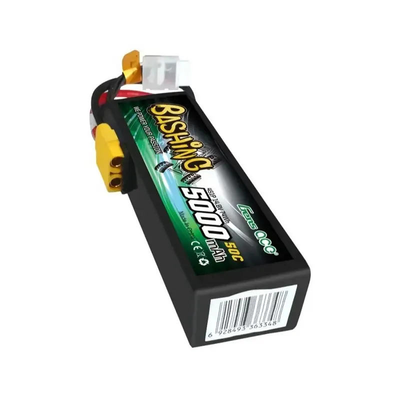 Аккумулятор Gens Ace LiPO 14,8В 5000мАч 4S 50C 137х41х32мм 395г XT90 (B-50C-5000-4S1P-Bashing)