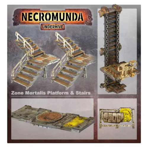 Necromunda ZONE MORTALIS: PLATFORMS & STAIRS