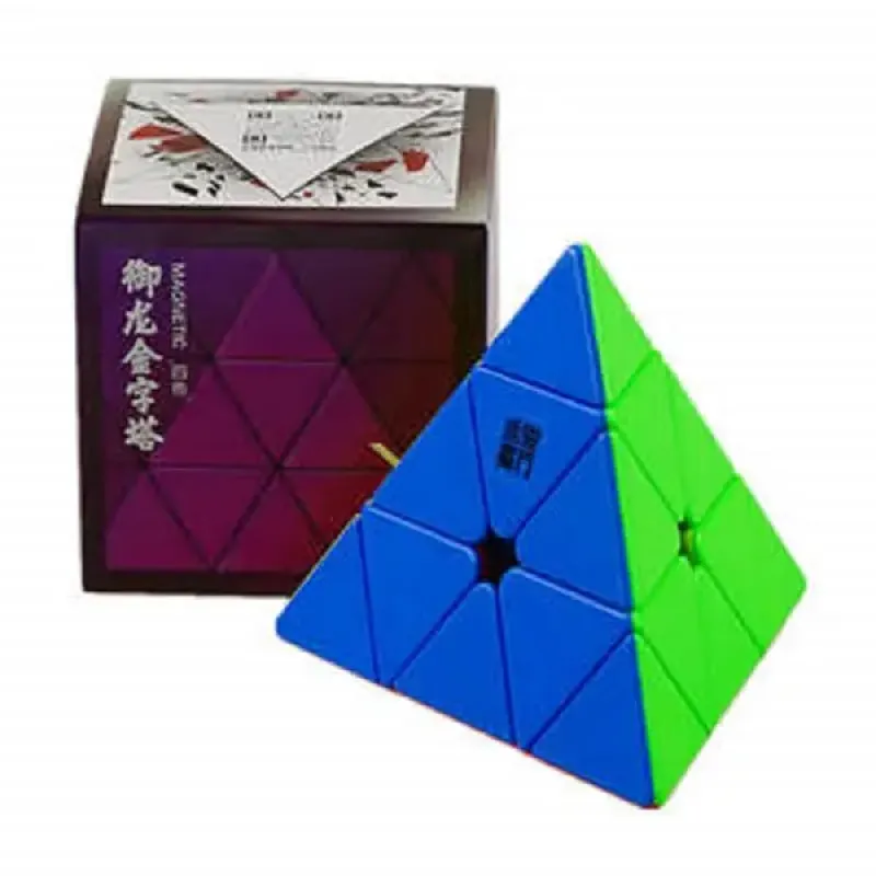 Головоломка Yulong Pyraminx V2 M Color | Пирамидка магнитная