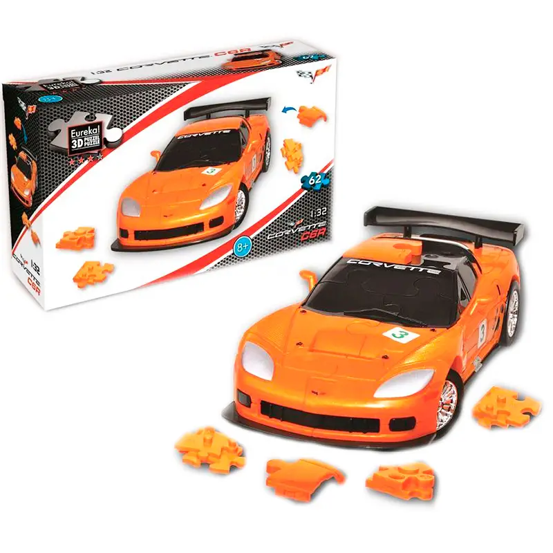 Головоломка Corvette C6R | 3D пазл Eureka