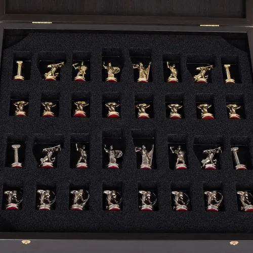 Шахи Шахи Manopoulos Битва титанів у дерев'яному футлярі 36 х 36 см 4.8 кг (S18MBRO)