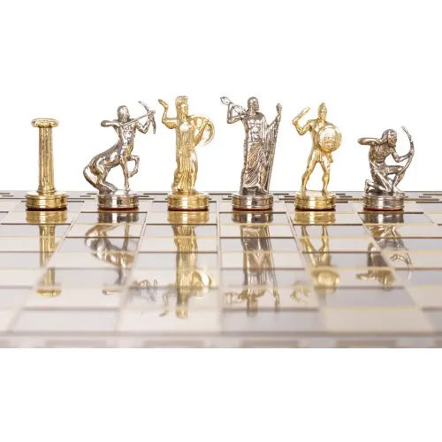 Шахи Шахи Manopoulos Битва титанів у дерев'яному футлярі 36 х 36 см 4.8 кг (S18MBRO)