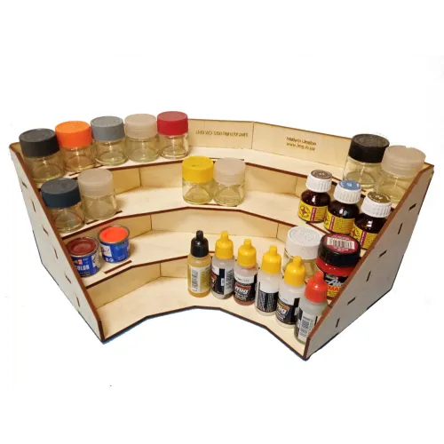 Модульное рабочее место WO-1208 Подставка под краску угловая