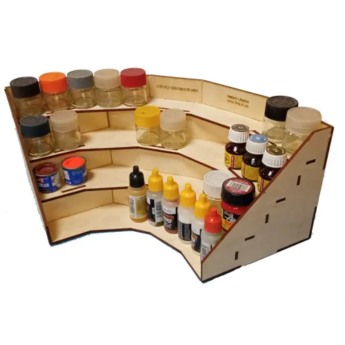 Модульное рабочее место WO-1208 Подставка под краску угловая