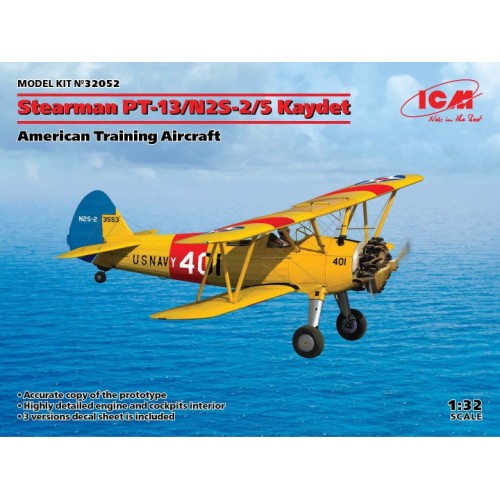 Самолёты Американский учебно-тренировочный самолет Stearman PT-13/N2S-2/5 Kaydet