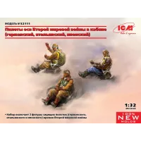 Набор фигурок ICM Пилоты Оси Второй мировой войны в кабине