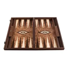 Нарды Manopoulos BJJ1, орех, дуб, пластик, коричневый перламутр, 48х30 см