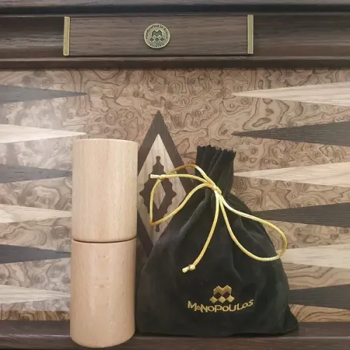 Нарди Нарди Manopoulos BJJ1, горіх, дуб, пластик, коричневий перламутр, 48х30 см