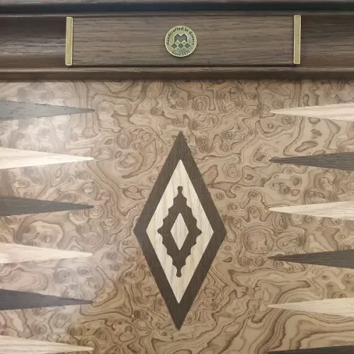 Нарди Нарди Manopoulos BJJ1, горіх, дуб, пластик, коричневий перламутр, 48х30 см