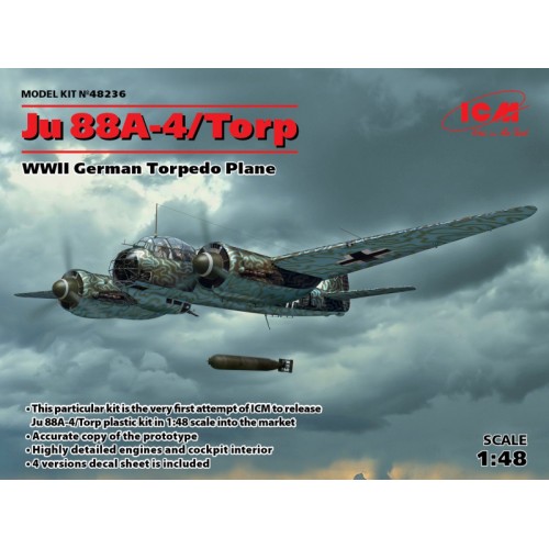 Літаки Німецький торпедоносець Ju 88A-4 / Torp, 2МВ 1:48