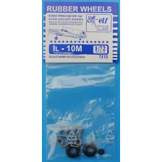 Резиновые колеса для самолета Ил-10М 1:72