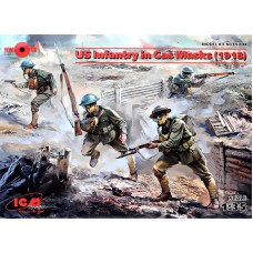 Піхота США в протигазах, 1918 1:35