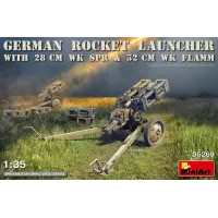 Німецька ракетна установка з реактивними снарядами 28 см Wk.Spr і 32 см Wk.Flamm 1:35