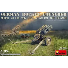 Немецкая ракетная установка с реактивными снарядами 28 см Wk.Spr и 32 см Wk.Flamm 1:35