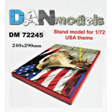 Підставка для моделей. Тема: США (240x290 мм) 1:72