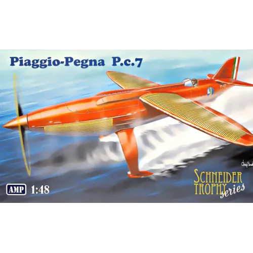 Збірна модель літака Гоночний гідролітак Piaggio Pegna PC.7 1:48 1:48