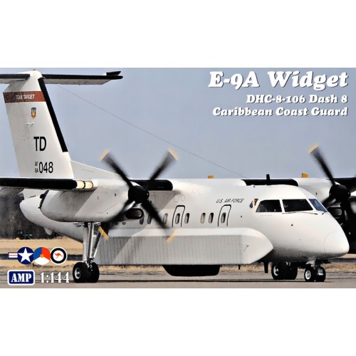Збірна модель літака Літак спостереження E-9A Widget/DHC-8-106 Dash 8 (Карибська берегова охорона) 1:144 1:144