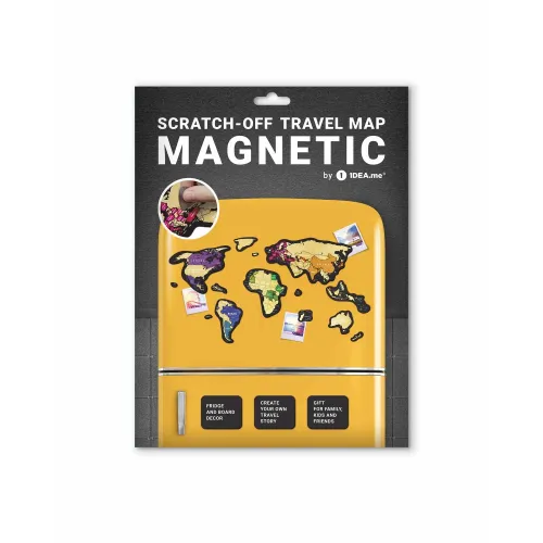 Cкретч карты и постеры Скретч Карта Мира Travel Map® MAGNETIC World