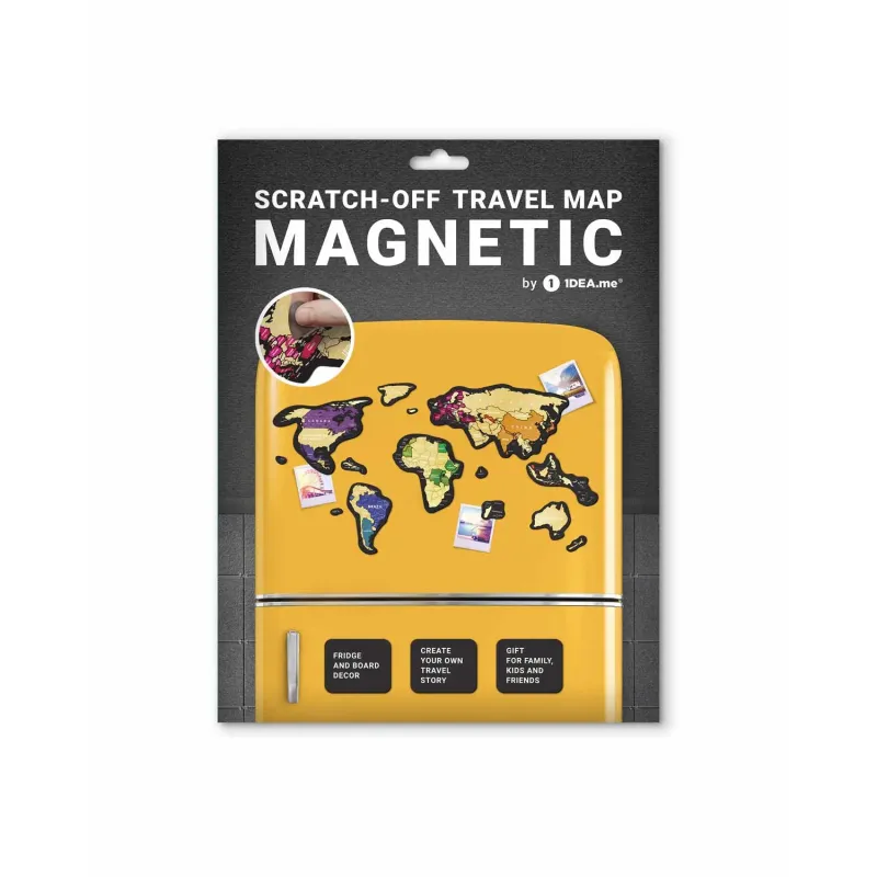 Скретч Карта Мира Travel Map® MAGNETIC World