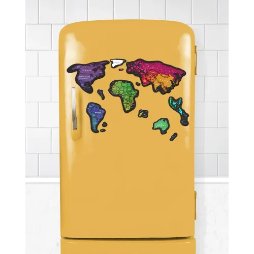 Cкретч карты и постеры Скретч Карта Мира Travel Map® MAGNETIC World