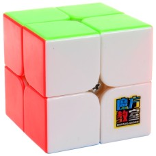 MoYu MoFangJiaoShi 2x2 MF2s Color | Кубик 2x2 МФ2 без наклеек