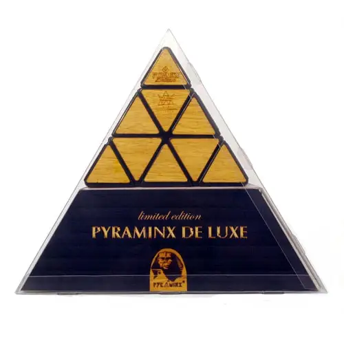 Головоломка Meffert's Pyraminx Deluxe | Деревянная пирамидка премиум