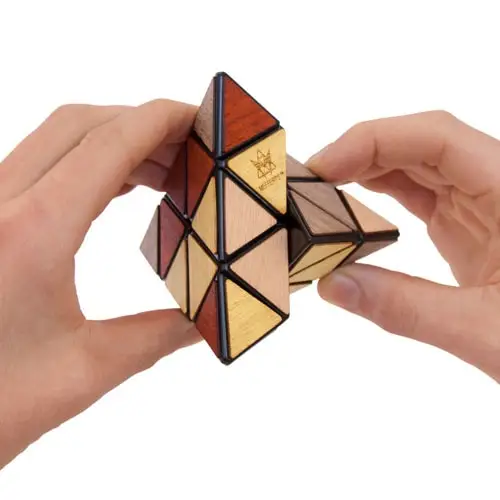 Головоломка Meffert's Pyraminx Deluxe | Деревянная пирамидка премиум