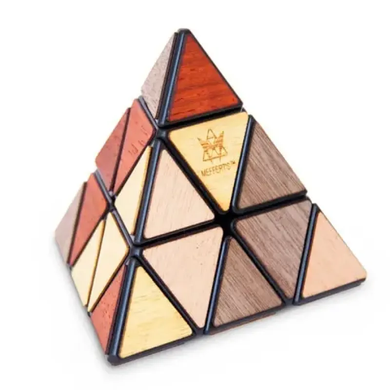 Головоломка Meffert's Pyraminx Deluxe | Деревянная пирамидка премиум