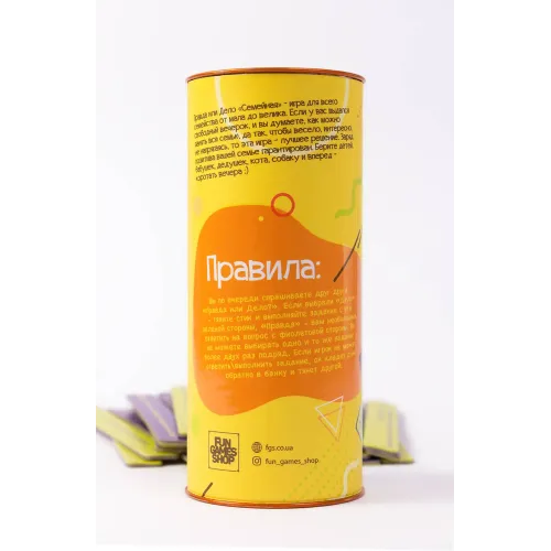 Настольная игра Правда или Дело: Семейная