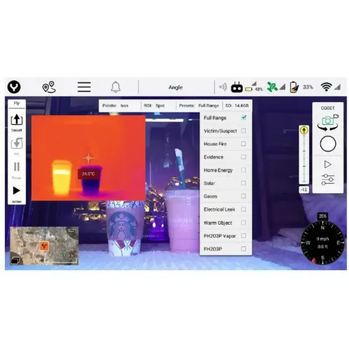 Комплектуючі Камера CGO-ET с тепловизором для гексакоптера Yuneec Typhoon H520 (YUNETEU)